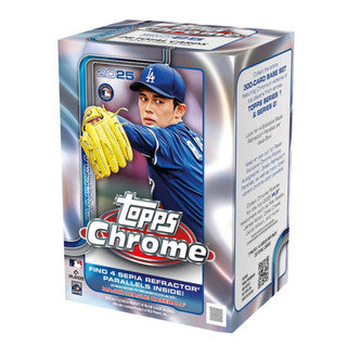 BREAK 909: 2025 Topps Chrome Blaster 40 Box Case RANDOM TEAMS (Dodgers & Yankees FREE random)