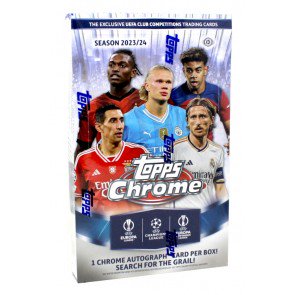 2023/24 Topps UEFA Club Competitions Chrome Soccer Hobby Box