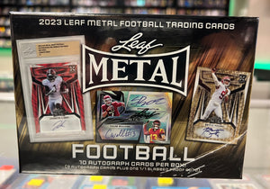 2023 Leaf Metal Football Hobby Jumbo Box