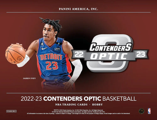 BREAK 633: 2022/23 Panini Contenders Optic NBA 10 Box Inner Case PICK YOUR TEAM