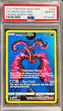Load image into Gallery viewer, 2023 Pokemon SWSH Crown Zenith - Galarian Moltres #284 - PSA 10