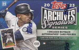 2023 Topps Archives Signature Series Active Player Baseball Hobby Box